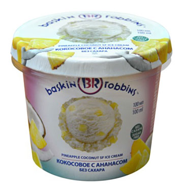 Мороженое с сахарозаменителем