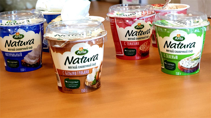 Новая линейка мягких сливочных сыров от Arla Foods в России